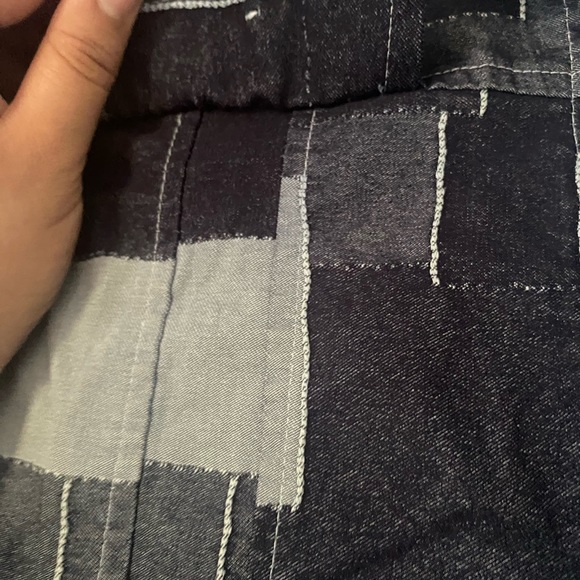 Love Usa Patchwork denim look top - Picture 6 of 6